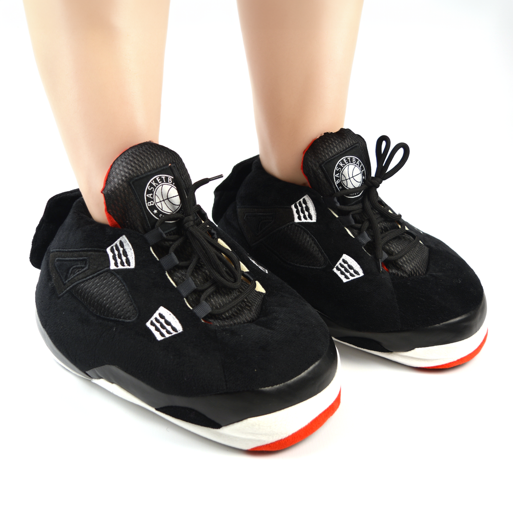 Black sneaker slippers hot sale