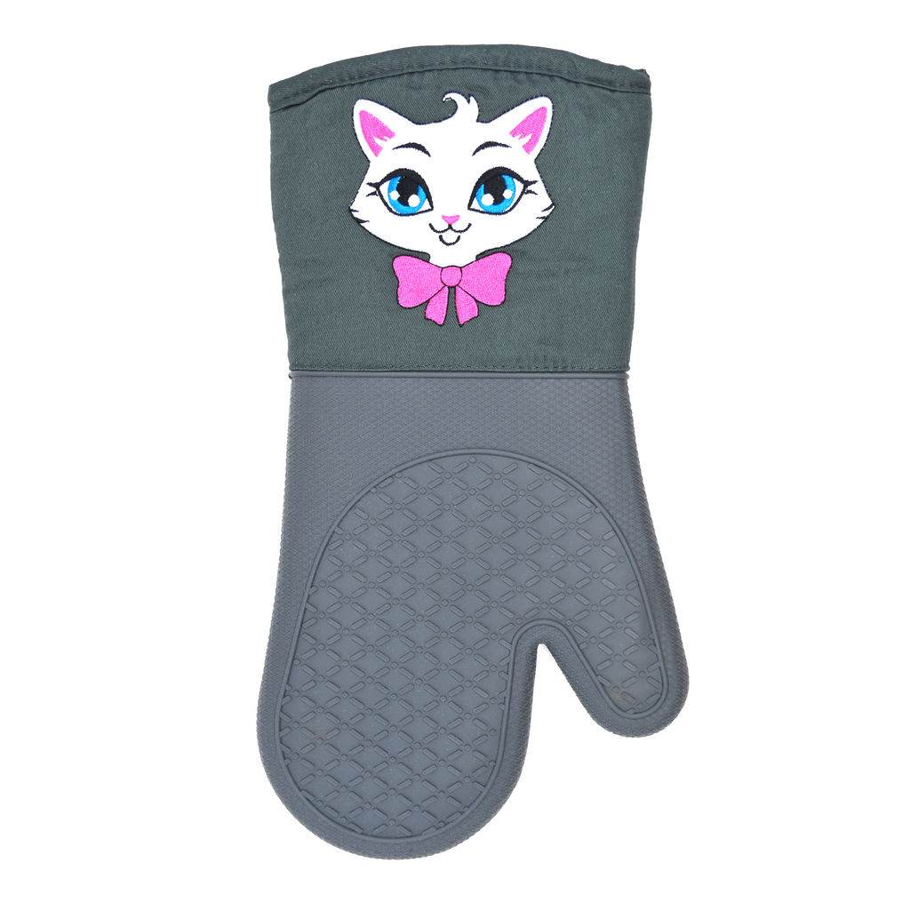 Kitten Silicon Oven Mitten