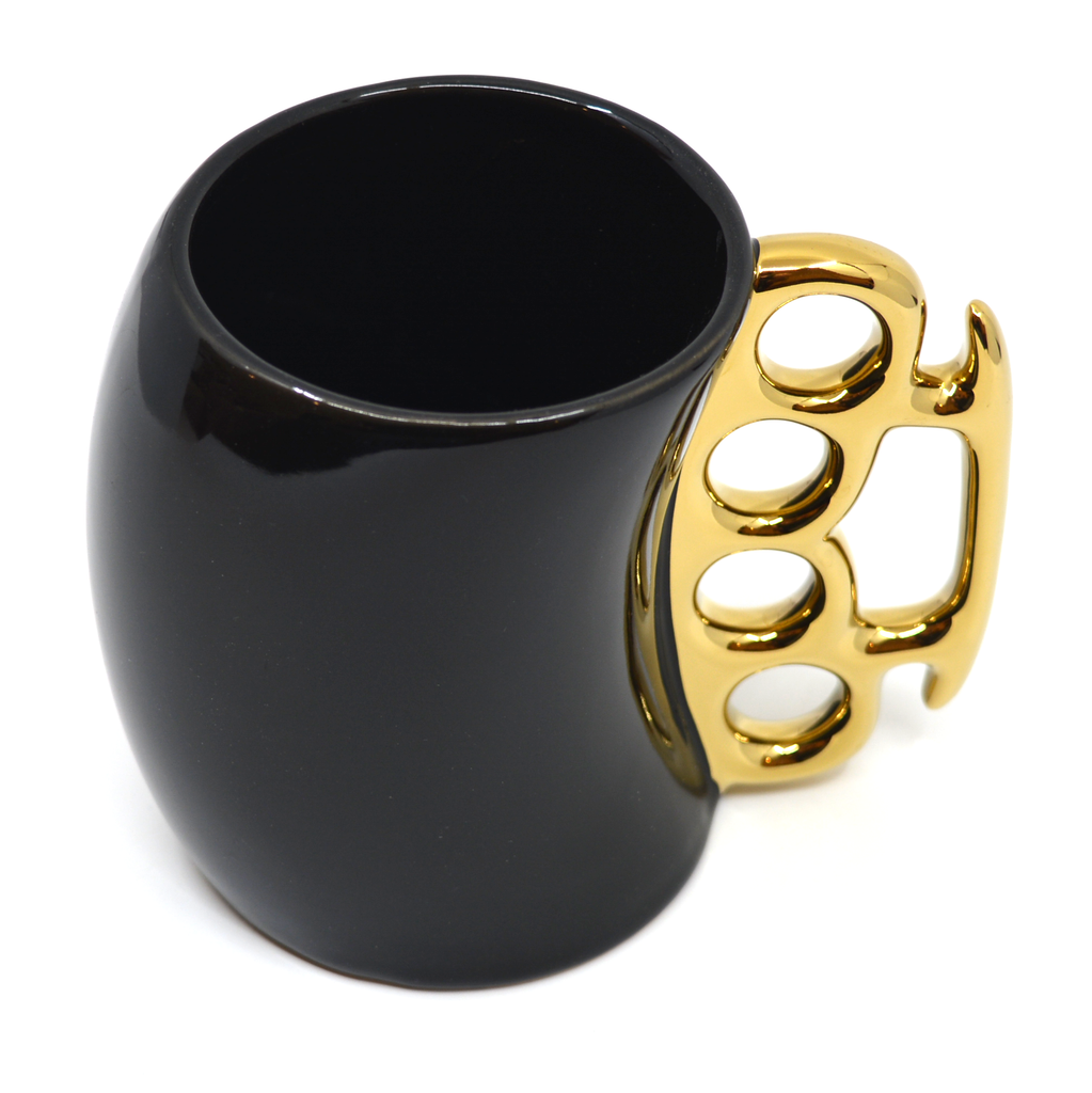 Knuckle Brass Mug