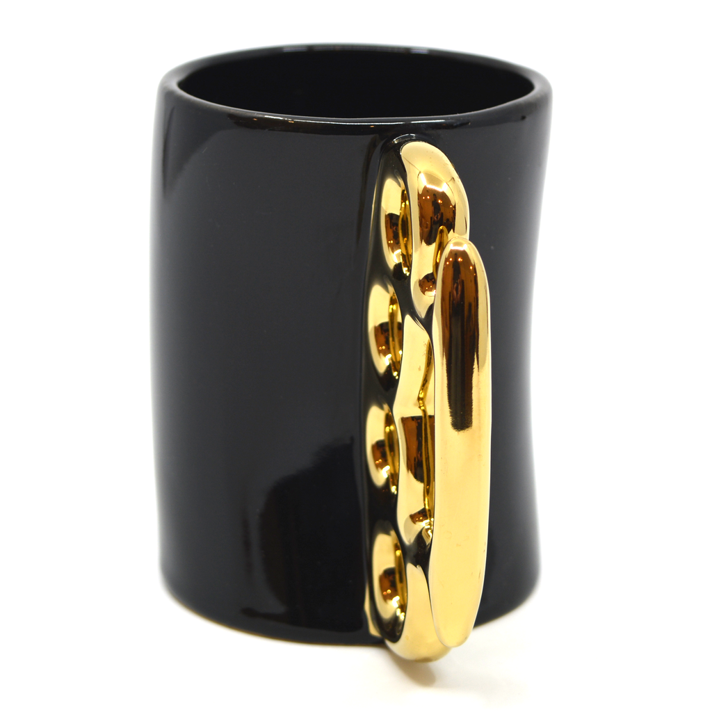 Knuckle Brass Mug