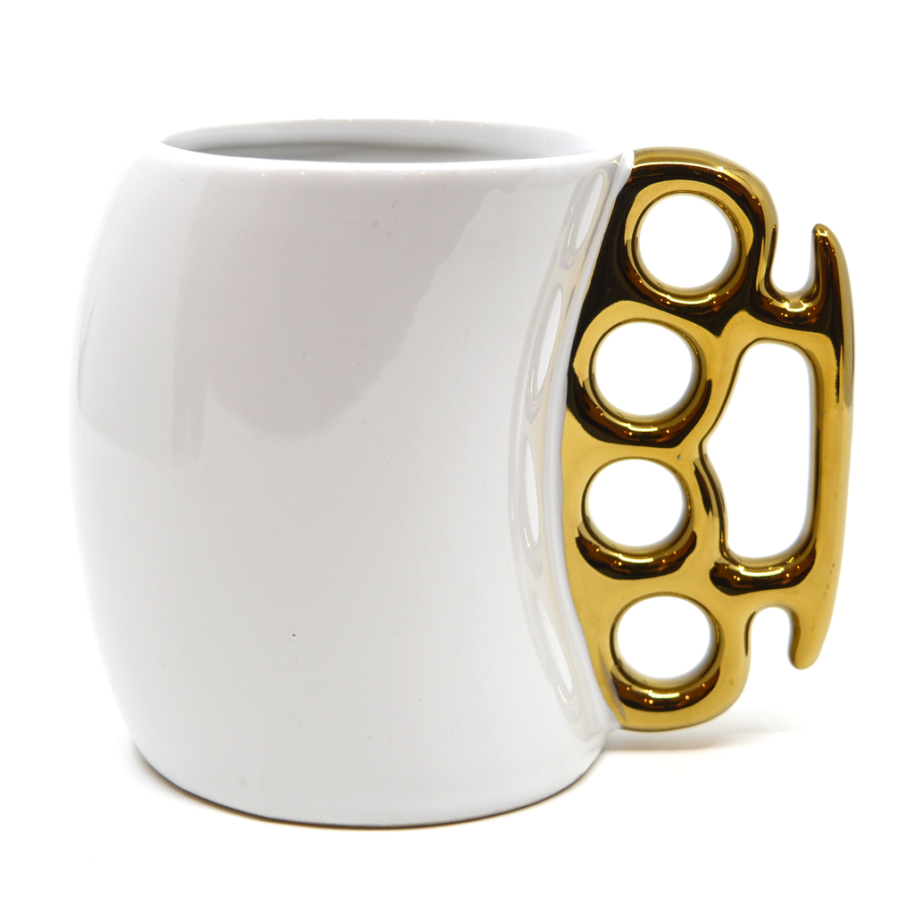 Knuckle Brass Mug