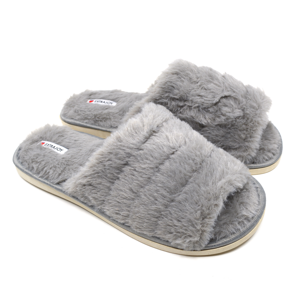 Mens Faux Fur Slipper