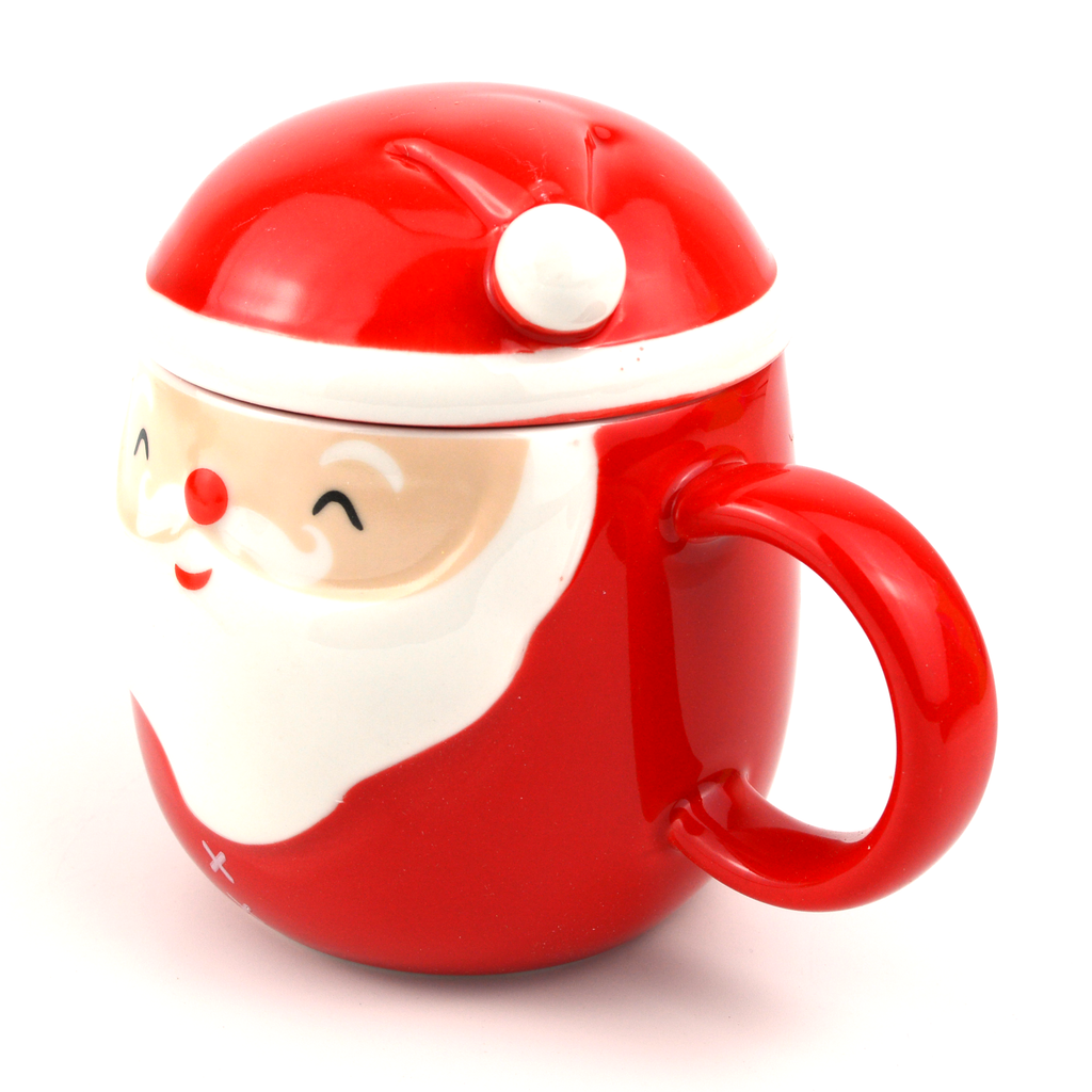 Santa Mug with Lid